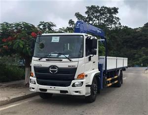 Xe tải hino gắn cẩu 5 tấn 5 đốt